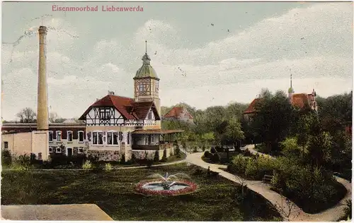 Bad Liebenwerda Partie am Moorbad 1912