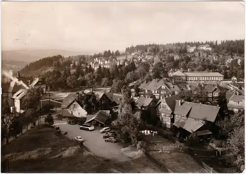 Oberhof (Thüringen) Stadt und Straßenpartie 1961