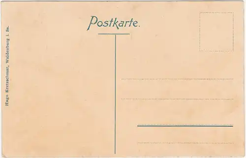 Rochsburg-Lunzenau Stadt, Fabrik und Mulde 1914