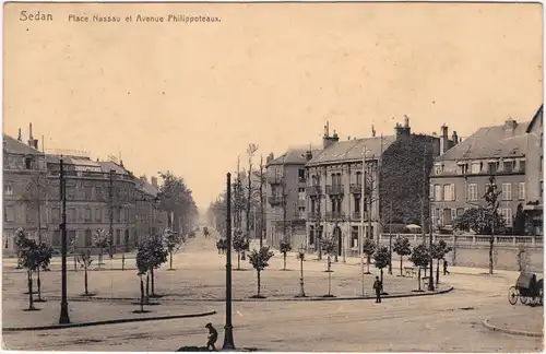 Sedan Sedan Place Nassau et Avenue Philippoteaux 1916