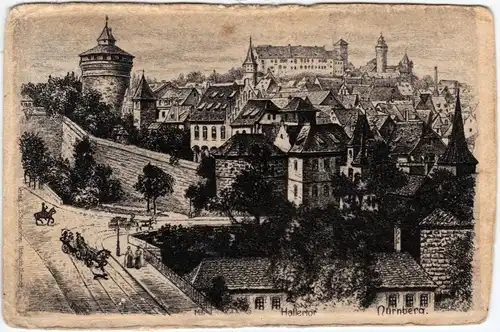 Nürnberg Hallertor 1928