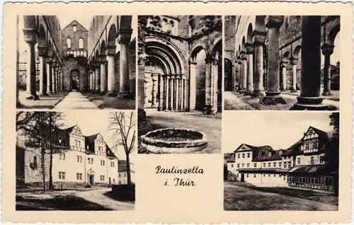 Paulinzella-Stadtilm Kloster Paulinzella - 5 Ansichten 1960