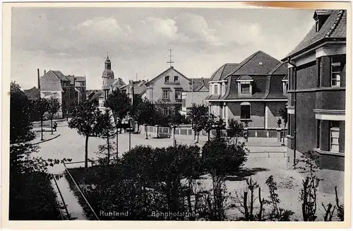 Ruhland Rólany Bahnhofstrasse 1934