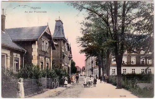 Haynau Chojnów An der Promenade 1918