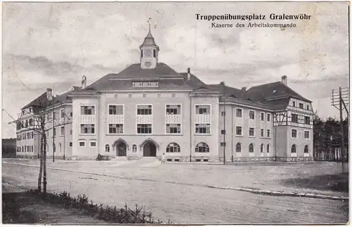 Grafenwöhr Kaserne des Arbeitskommandos 1914