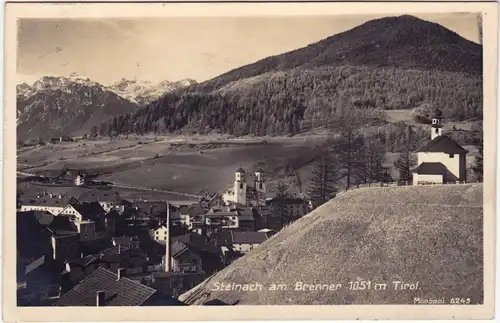 Steinach (Brenner) Blick auf die Stadt 1925