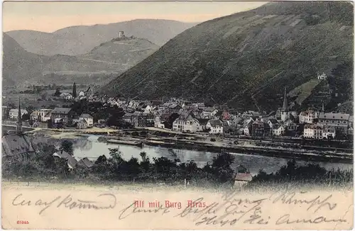 Alf (Mosel) Blick auf die Stadt 1903