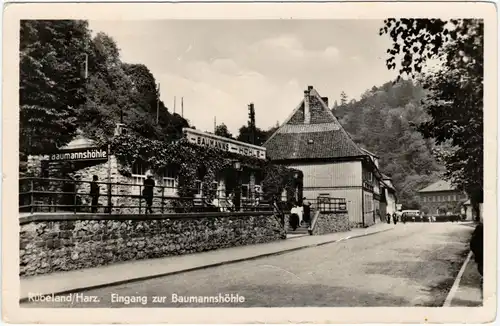 Rübeland Eingang zur Baumannshöhle 1959