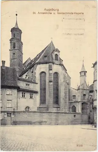 Augsburg St. Annakirche und Goldschmids-Kapelle 1929