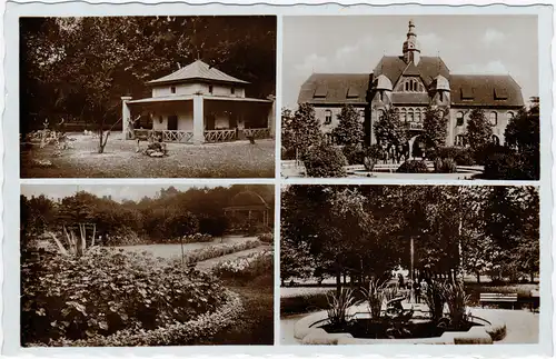 Witkowitz-Ostrau Vítkovice Moravska Ostrava 4 Bildkarte - Parkanalge, Pavillon, Schloss 1940