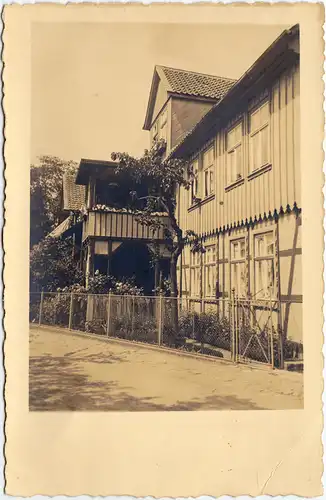 Wernigerode Partie in der Tiergartenstrasse 13 1930