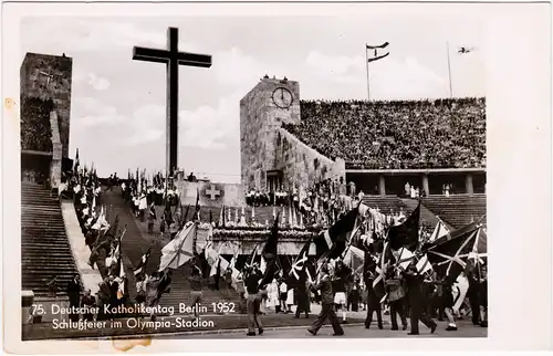 Berlin Olympia Stadion - 75.  Katholikentag 1952 1952
