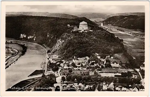 Kelheim Luftbild - Stadt und Befreiungshalle 1932