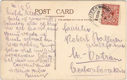 Devizes The Castle Vintage Postcard 1931