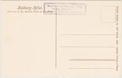 Sankt Joachimsthal Jáchymov Keilberg im Winter 1913