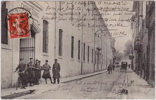 Alais  Alès Kaserne - Rue Pasteur 1912