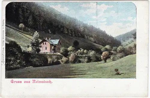 Wüstegiersdorf Głuszyca Restauration im Tal 1906