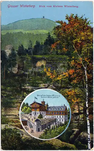 Schmilka Großer Winterberg, Sächsische Schweiz 1929