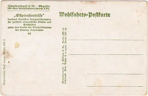  In einer Baracke von ostpreuss. Flüchtlingen 1917