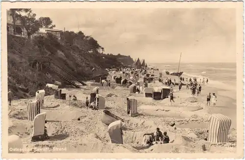 Rewahl Rewal Strandpartie und Strandhaus 1931