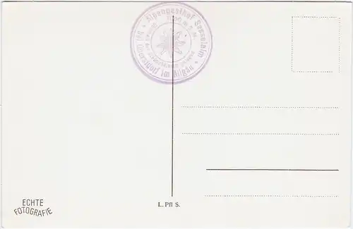 Oberstdorf (Allgäu) Berggasthaus Sesselalm - Allgäuer Alpen 1930