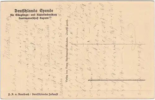  Deutschlands Spende für Säuglings- und Kleinkinderschutz Landesausschuss Bayern 1928