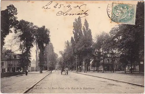Honfleur Rue de la Republique 1908