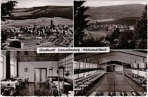 Schmallenberg 4 Bild: Stadthalle  - innen und außen 1965