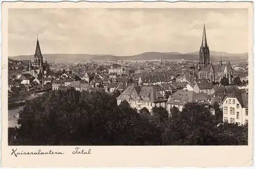 Kaiserslautern Blick über die Stadt 1935