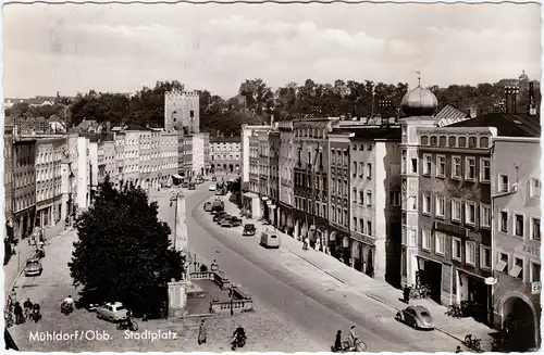 Mühldorf am Inn Stadtplatz 1957