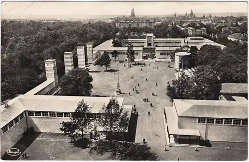 Dresden Drježdźany Jahresschau Deutscher Arbeit - Gelände und Stadt 1927