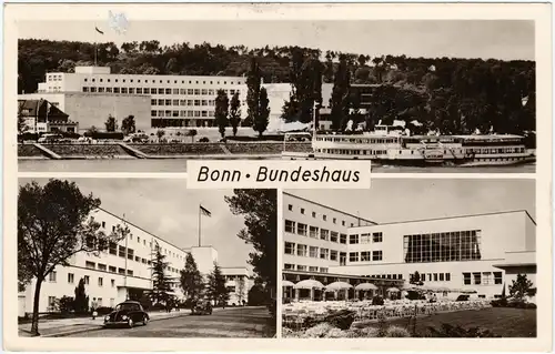 Bonn 3 Bild: Bundeshaus (diverse Ansichten) 1953