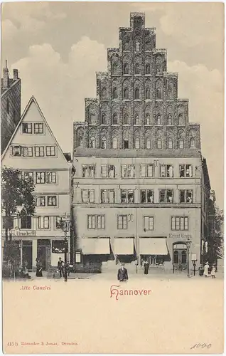Hannover Alte Canzlei - Geschäfte 1907