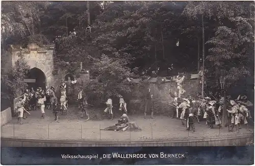 Bad Berneck i.Fichtelgebirge Volksschauspiel "Die Wallenrode von Berneck" 1914