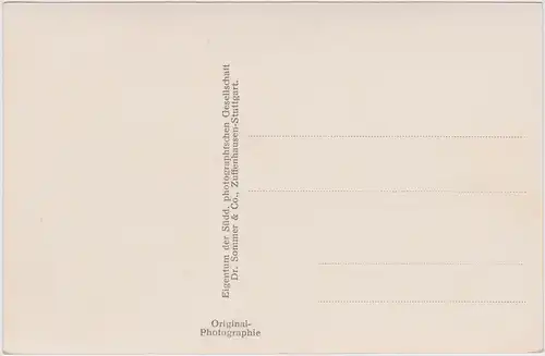 Esslingen Straßenpartie und Kirche 1930