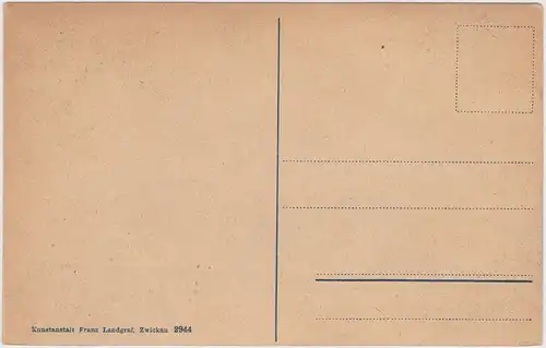 Zwickau Blick auf die Mulde Fabrikanlagen 1914