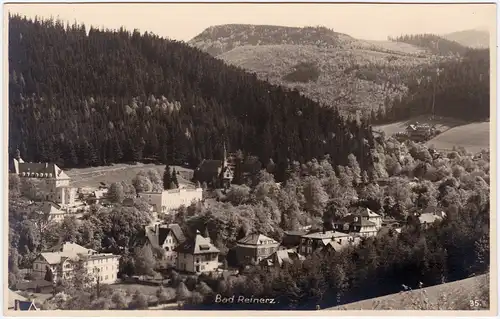 Bad Reinerz Duszniki-Zdrój Blick auf die Stadt 1930