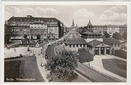 Charlottenburg-Berlin Partie am Wittenbergplatz 1933