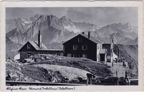 Oberstdorf (Allgäu) Edmund Probsthaus (Nebelhorn) 1942