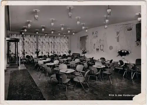 Düsseldorf Vorderraum Konzert-Cafe, Gustav Adolf Straße 1958