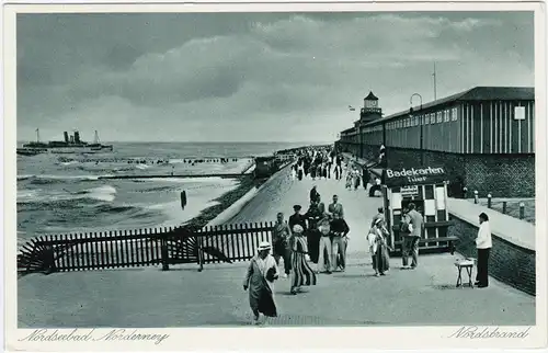 Norderney Nordstrand - Kiosk, Dampfer 1928