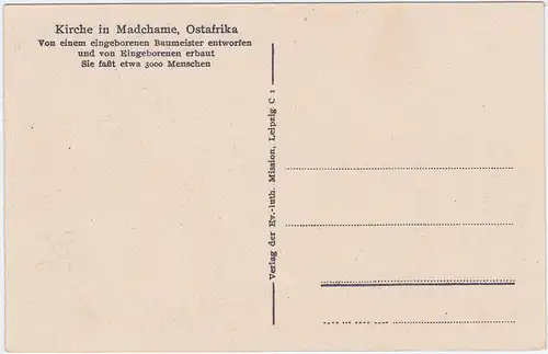 Madchame Kirchbesucher vor der Kirche (3000 Plätze) 1930