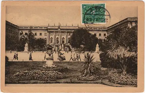 Ansichtskarte Berlin Universität 1922