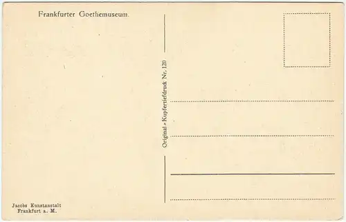 Frankfurt am Main  Frau Rat Goehte u. d. Meklenburischen Prinzessinnen 1928