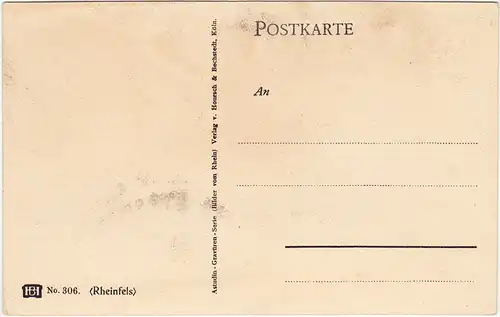 Ansichtskarte Sankt Goar am Rhein Rheinfels Künstlerkarte 1922