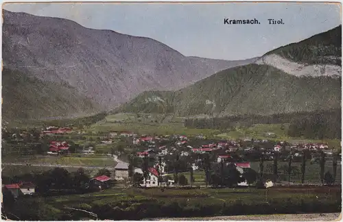 Kramsach Panorama Ansichtskarte b Kufstein Tirol  1914