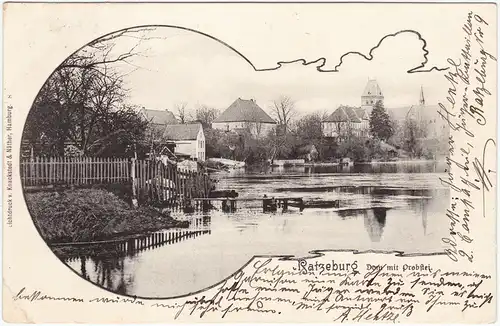 Ratzeburg Blick auf die Stadt 1900