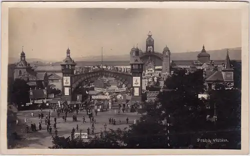 Holleschowitz-Prag Holešovice Praha Messegelände - belebt 1929