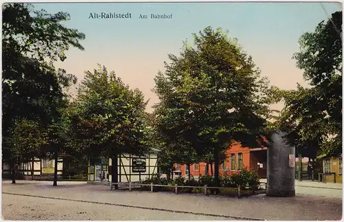Altrahlstedt-Hamburg Am Bahnhof 1913