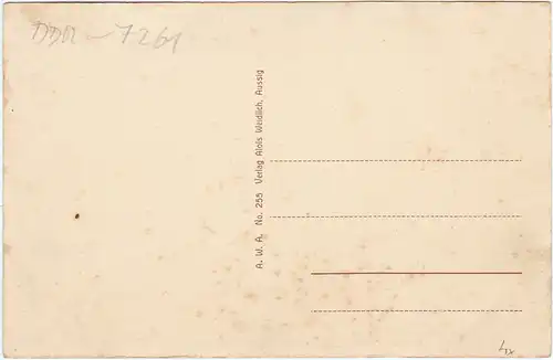 Aussig Ústí nad Labem (Ustji, Ustjiss) Partie an der Ferdinandshöhe 1913